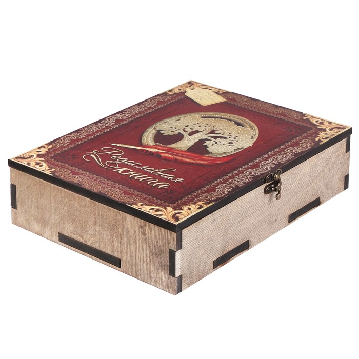 Родословная книга в шкатулке "Древо семьи"