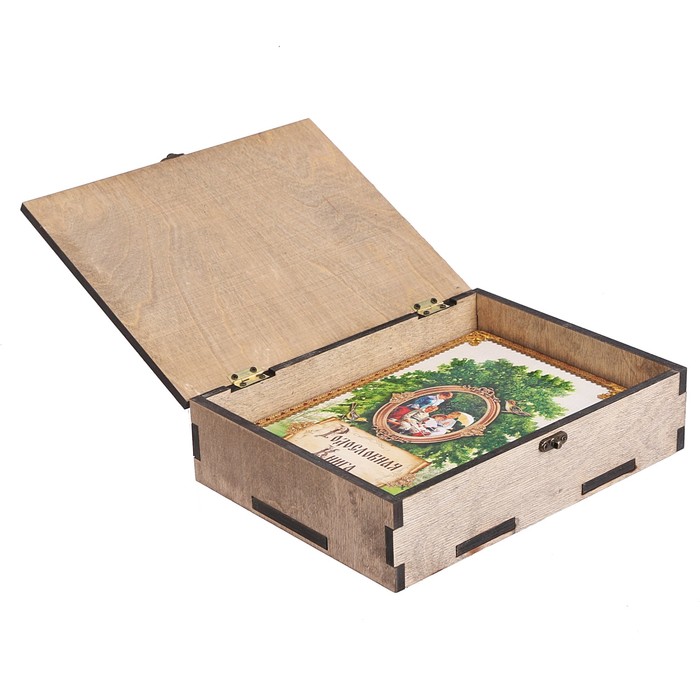 Родословная книга в шкатулке "Древо семьи"