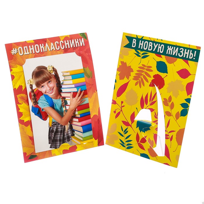 Подарочный набор "Школьные годы чудесные": фотоальбом и две фоторамки