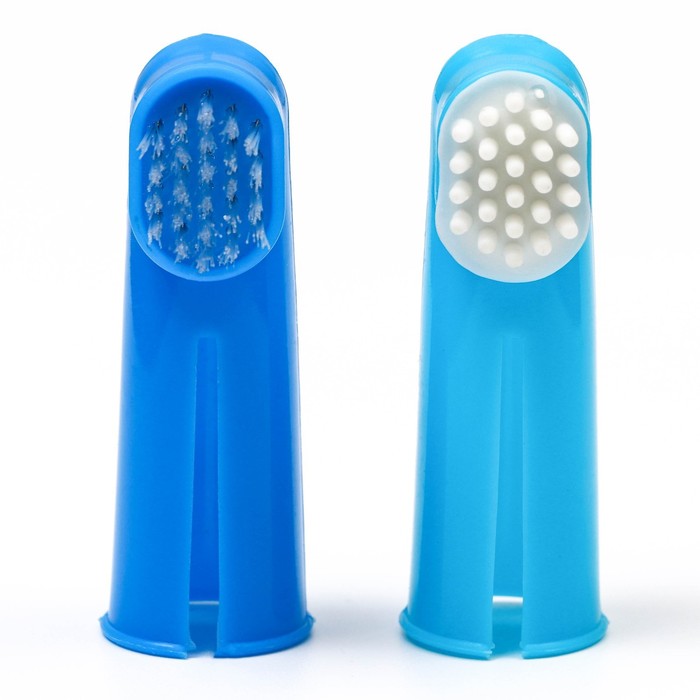 фото Набор щётка - напальчник и массажер для десен, микс цветов пижон