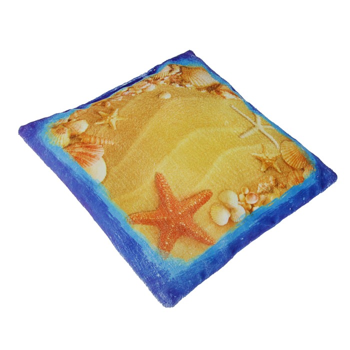 Подушка "Морское дно" 34 х 34 х 4 см