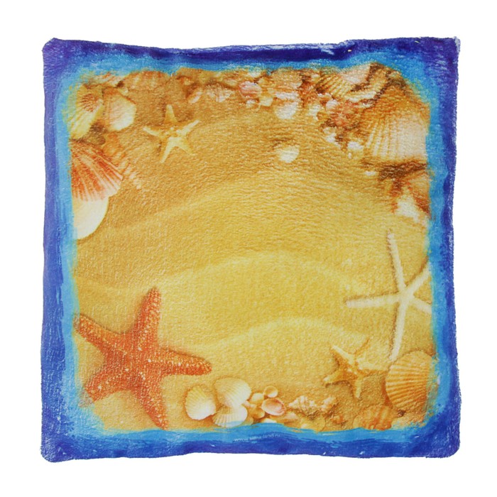 Подушка "Морское дно" 34 х 34 х 4 см