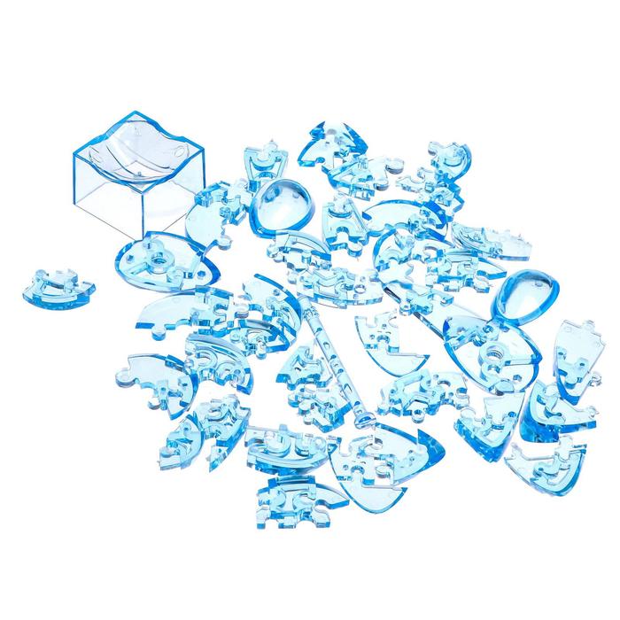 Пазл 3D кристаллический, «Сердце на подставке», 40 деталей, цвета МИКС