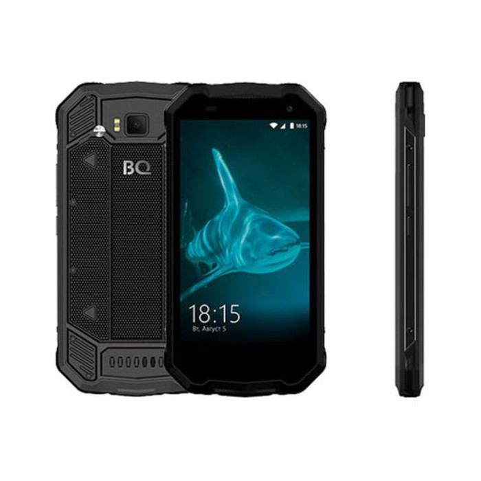 Смартфон BQ S-5003L Shark Pro Black LTE,5,0"IPS,1280*720,2Gb+16Gb,8Mp+8Mp,IP65,черный
