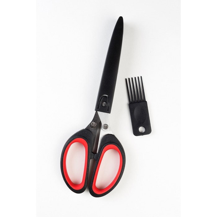 Ножницы кухонные CS FLORINA для зелени, 5 лезвий