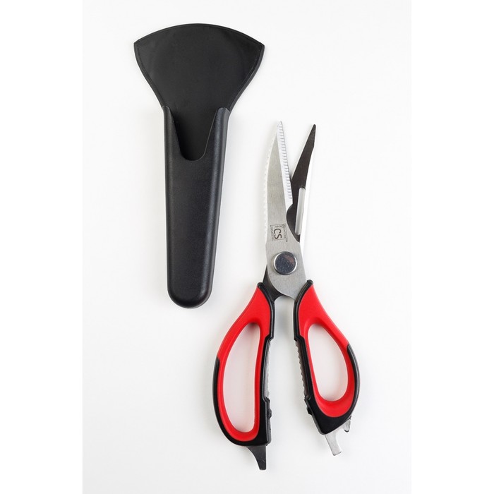 Ножницы кухонные CS FLORINA с чехлом