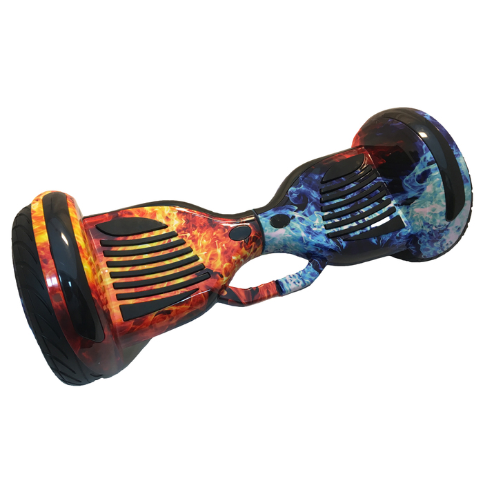 Гироскутер Smart Balance 10,5" Sport самобаланс, ручка на корпусе, Mix fire