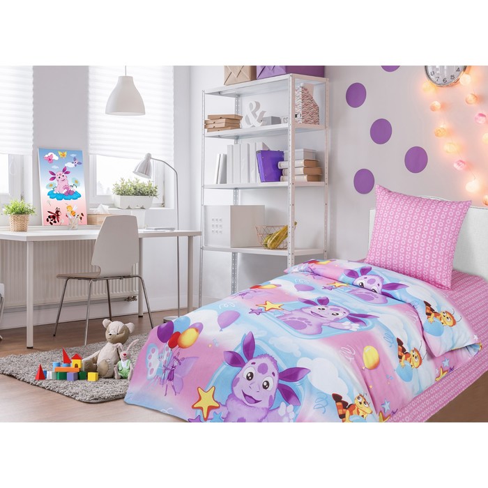 КПБ 1,5 сп "Веселый праздник", 150*214, 143*215, 70*70, бязь, хл100% 120 гм