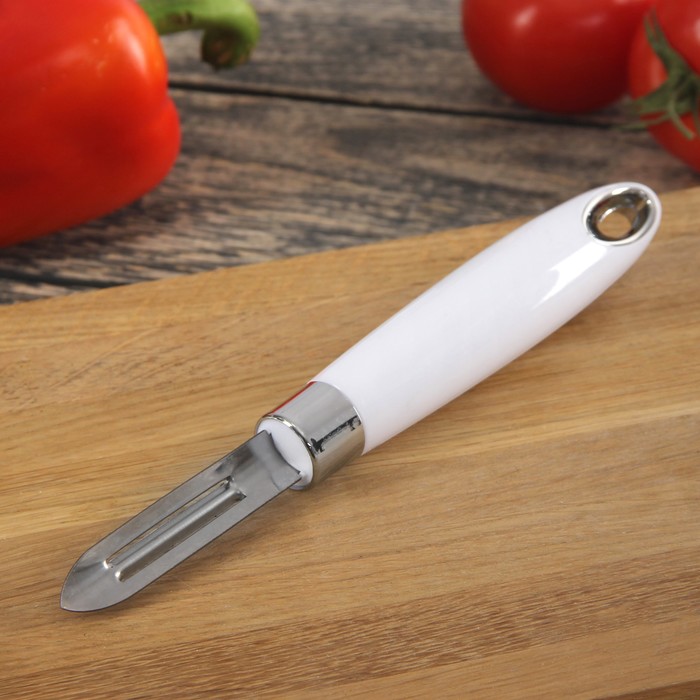 Овощечистка "Скина" вертикальня, цвет белый