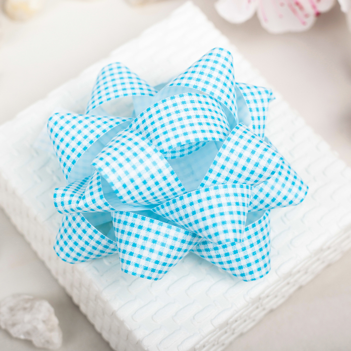 Бант-звезда №7,5 (НАБОР 6 ШТ) МИКС