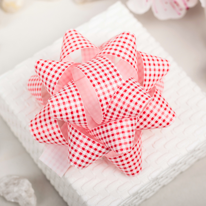 Бант-звезда №7,5 (НАБОР 6 ШТ) МИКС