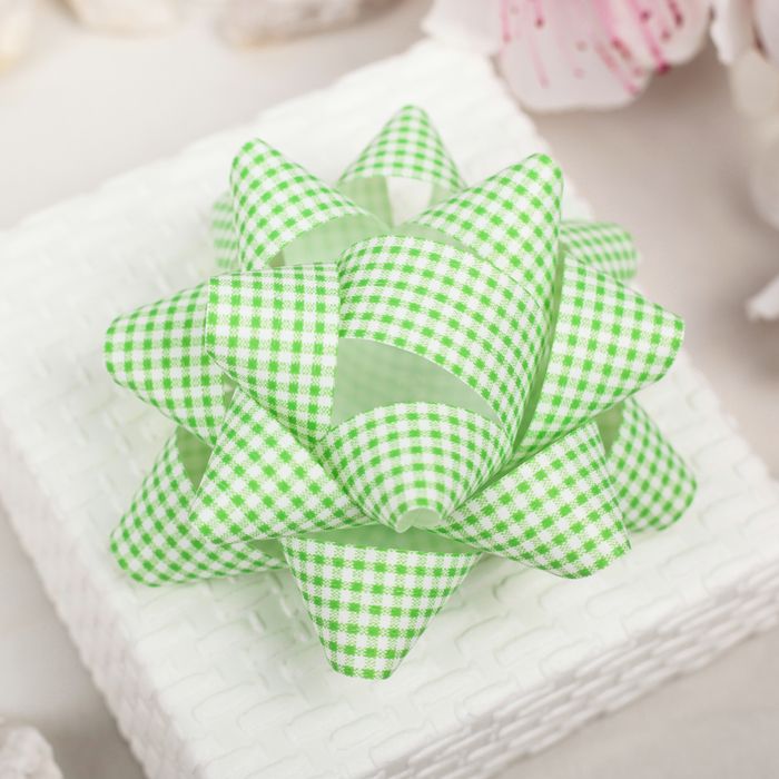 Бант-звезда №7,5 (НАБОР 6 ШТ) МИКС