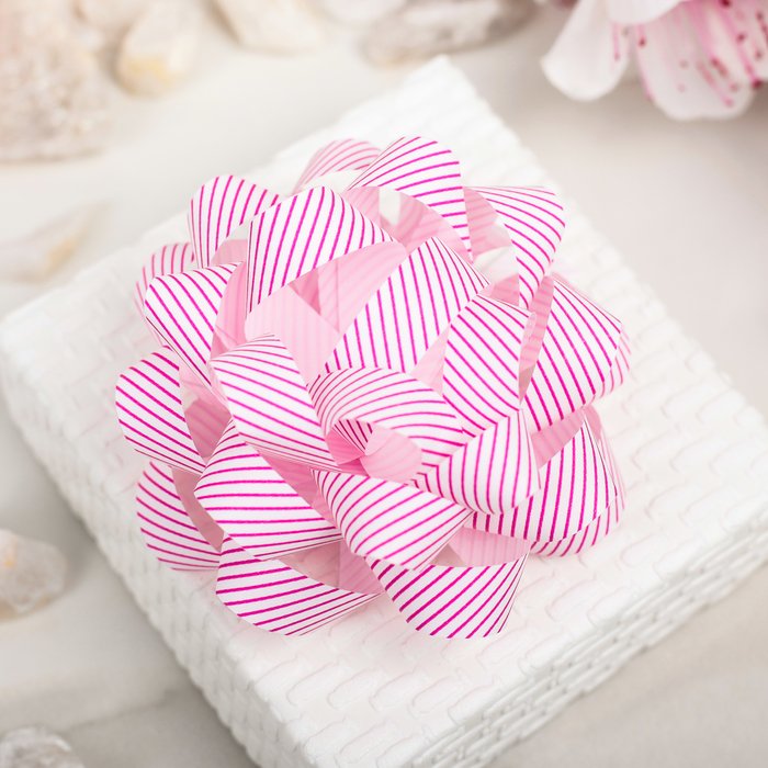 Бант-звезда №7,5 (НАБОР 6 ШТ) МИКС