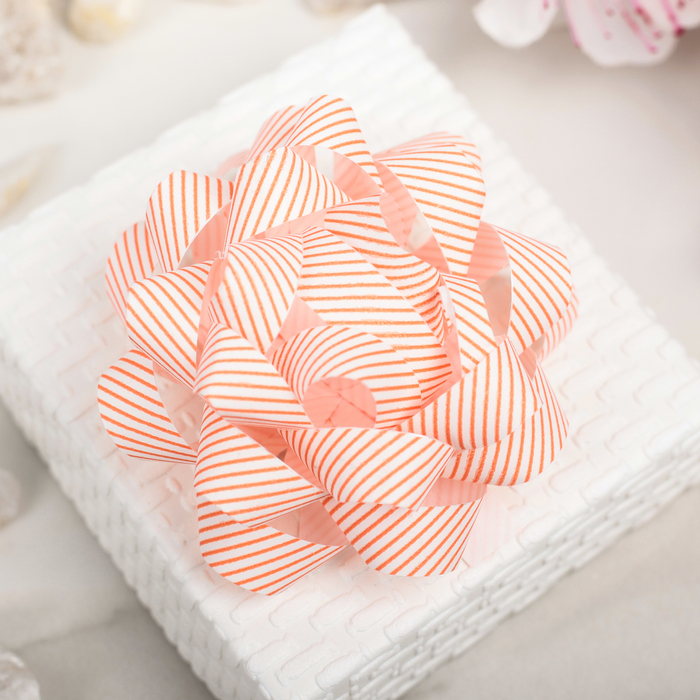 Бант-звезда №7,5 (НАБОР 6 ШТ) МИКС