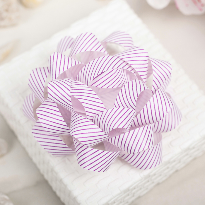 Бант-звезда №7,5 (НАБОР 6 ШТ) МИКС