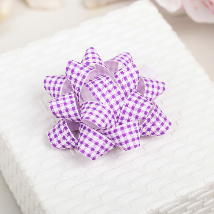 Бант-звезда №5 (НАБОР 12 ШТ) МИКС