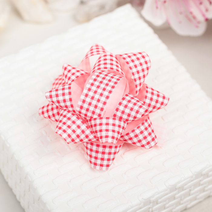 Бант-звезда №5 (НАБОР 12 ШТ) МИКС