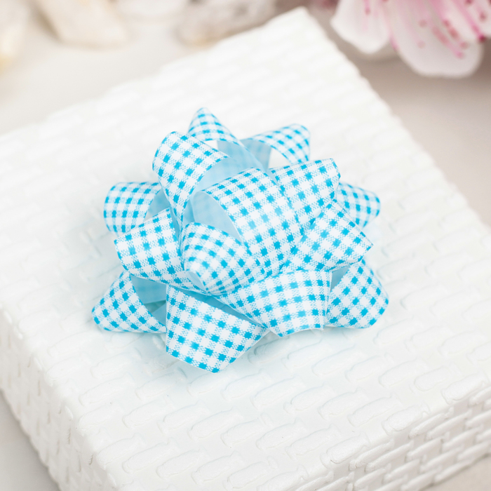 Бант-звезда №5 (НАБОР 12 ШТ) МИКС