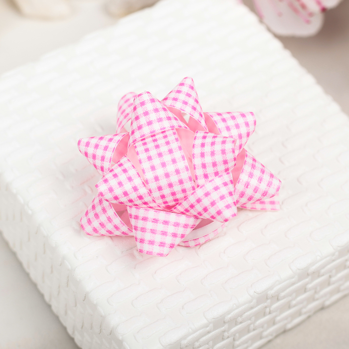 Бант-звезда №5 (НАБОР 12 ШТ) МИКС