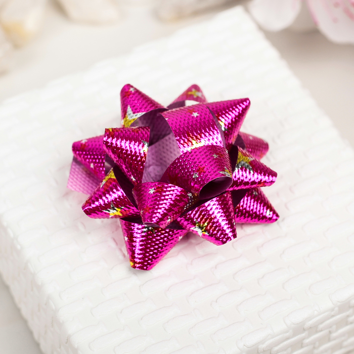 Бант-звезда №5 (НАБОР 54 ШТ) МИКС