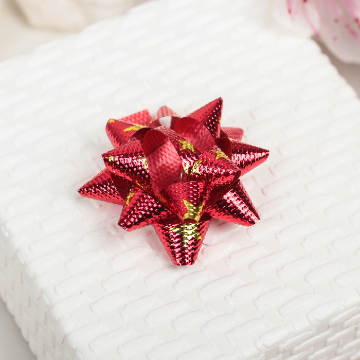 Бант-звезда №3,6 (НАБОР 100 ШТ) МИКС