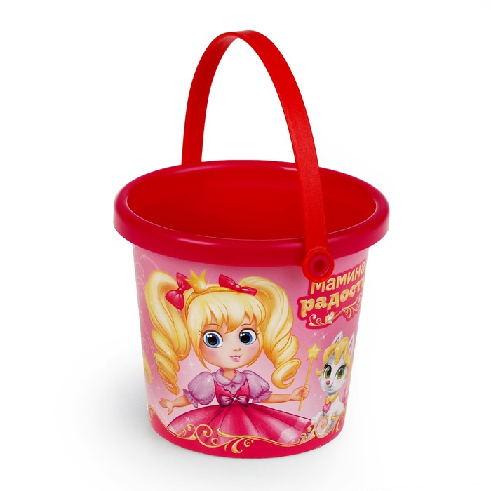 Ведро малое с IML наклейкой «Мамина радость»
