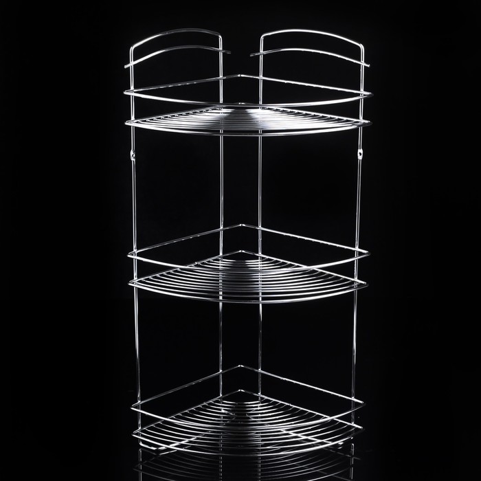 Полка 3х-ярусная угловая 30,5х22х52.5 см