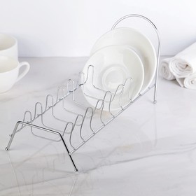 

Сушилка для посуды Доляна, 35×12,5×15,5 см, цвет хром