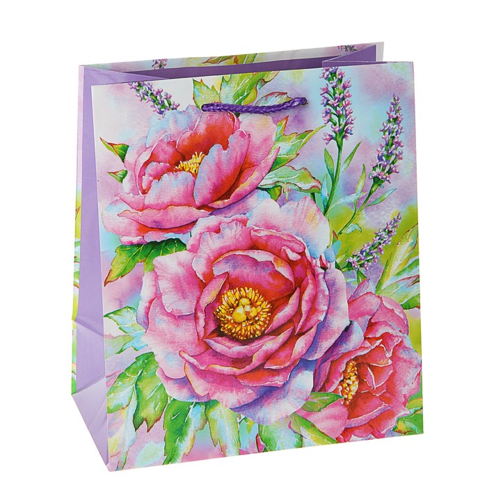 Пакет подарочный "Очарование весны", 24 х 20,3 х 11,5 см