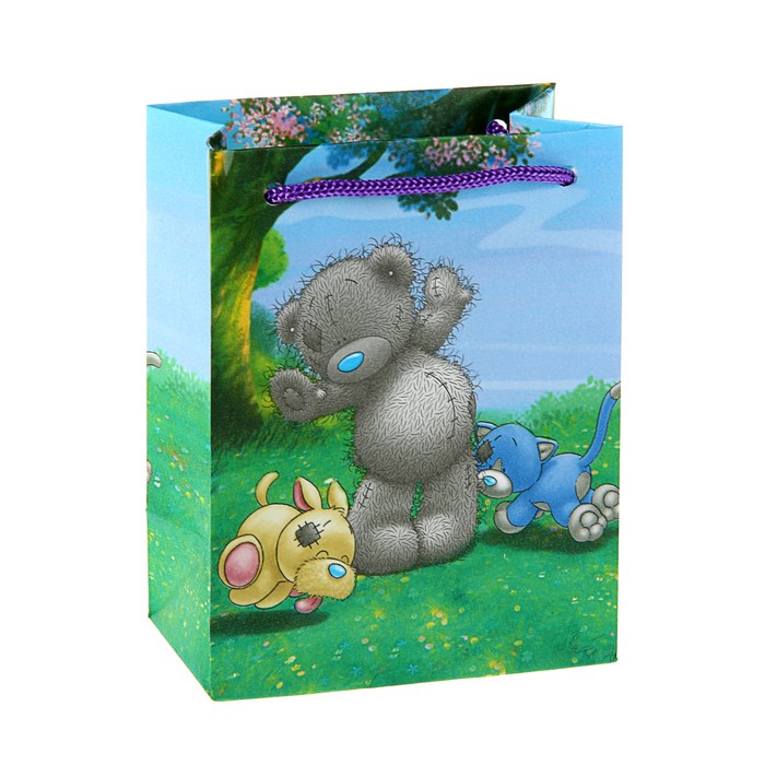 Пакет подарочный "Прогулка", 14,5 х 11,5 х 6,5 см