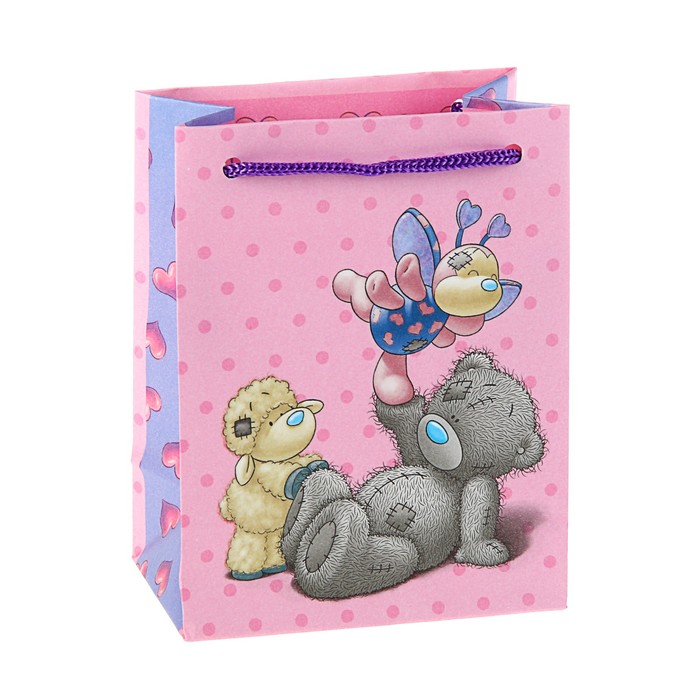 Пакет подарочный "Счастливы вместе", 14,5 х 11,5 х 6,5 см