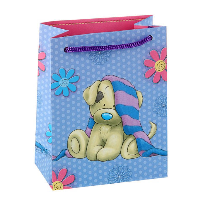 Пакет подарочный "Микки", 14,5 х 11,5 х 6,5 см