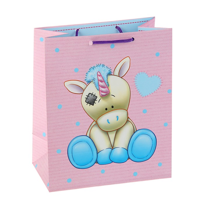 Пакет подарочный "Неразлучные друзья", 24 х 20,3 х 11,5 см