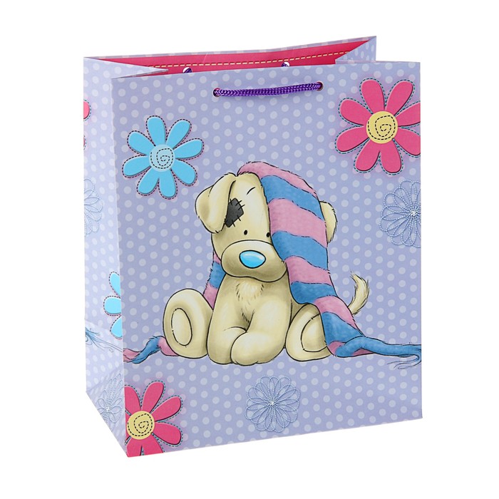 Пакет подарочный "Микки", 24 х 20,3 х 11,5 см