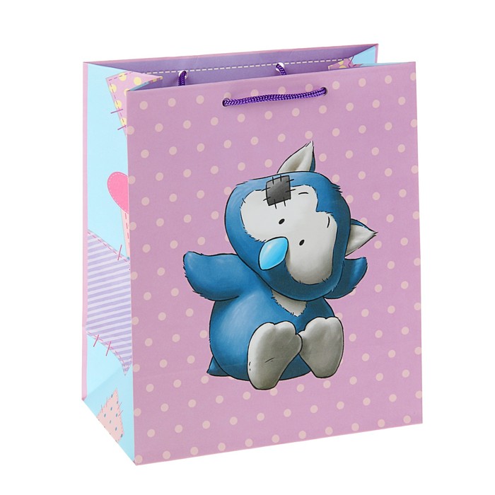 Пакет подарочный "Мудрая сова", 24 х 20,3 х 11,5 см