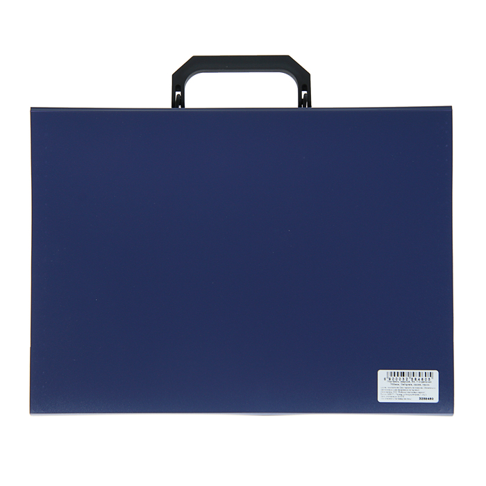 Папка-портфель А4, 7 отделений Calligrata, 700 мкм, песок, синяя