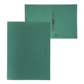 Папка с пружинным скоросшивателем А4, 500 мкм, корешок 15 мм, Calligrata, до 100 листов, зелёная Ош