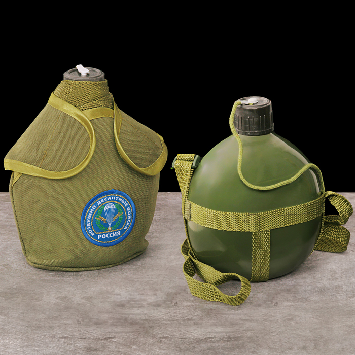 Фляжка армейская в чехле "ВДВ", 1 л