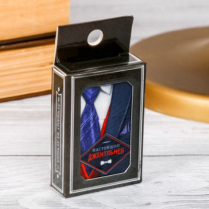 Зажигалка бензиновая "Настоящий джентльмен"