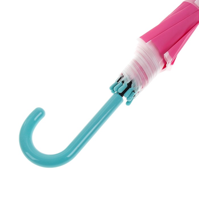 Зонт детский "Фрукт", полуавтоматический, r=43,5см, цвет розовый/жёлтый