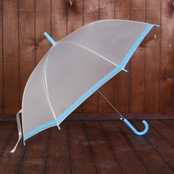 Зонт детский "Черника", полуавтоматический, r=45см, цвет голубой