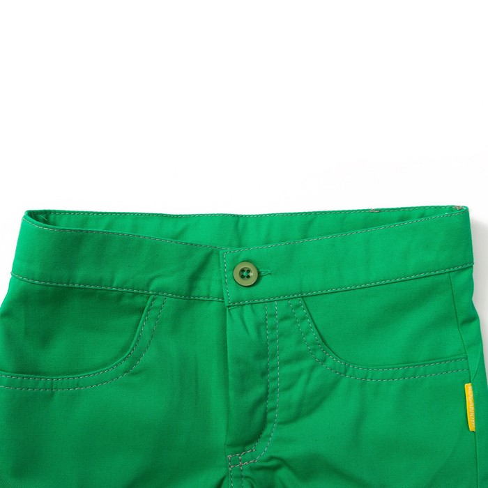 Шорты для девочки, рост 128 см, цвет зелёный 131-021-11