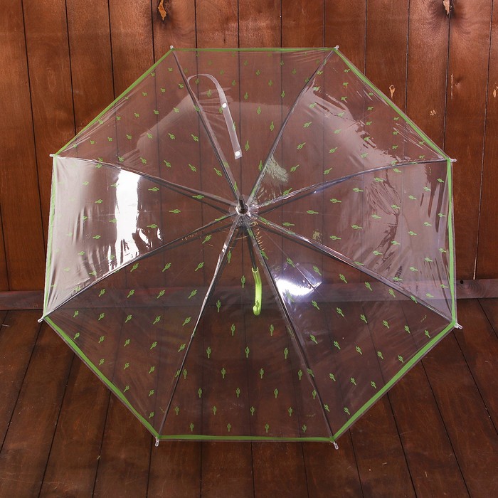 Зонт детский "Кактусы", полуавтоматический, r=45см, цвет МИКС