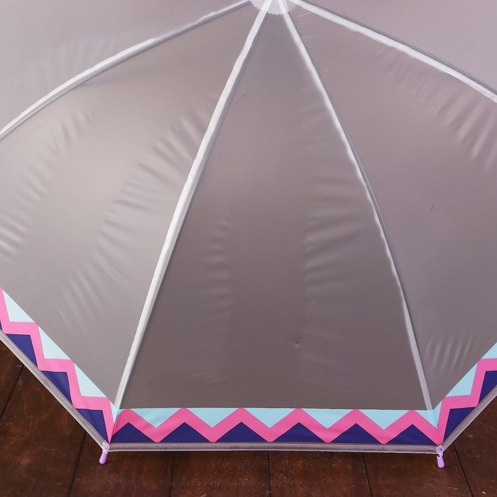 Зонт детский "Ацтекские рисунки", полуавтоматический, r=45см, цвет серый