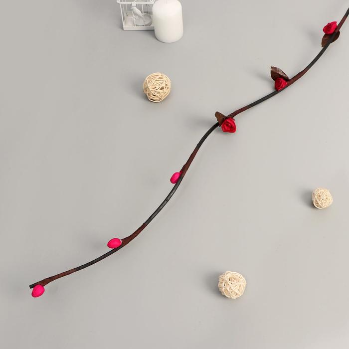 Декоративная ветка "Розочки" микс