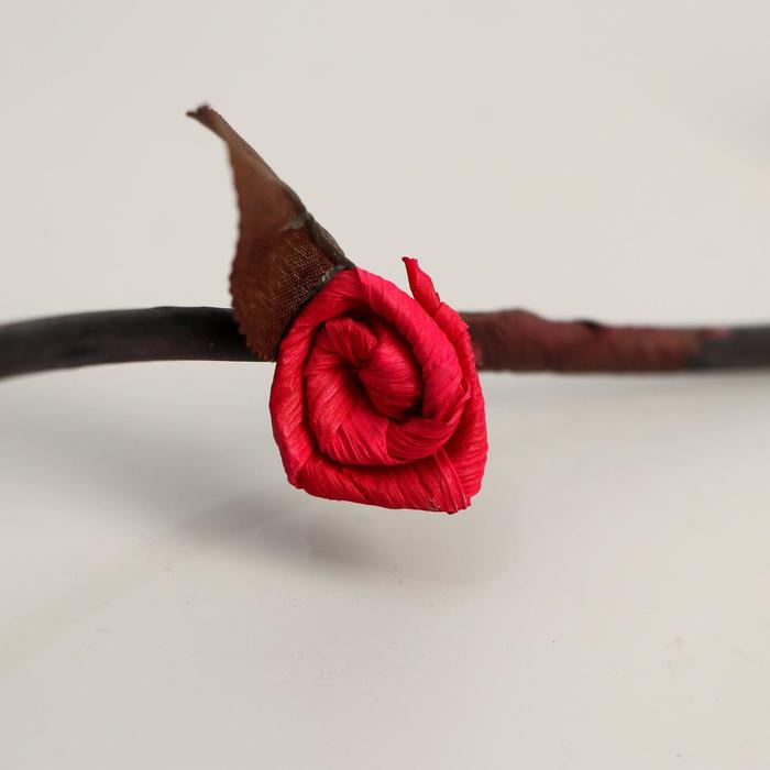 Декоративная ветка "Розочки" микс