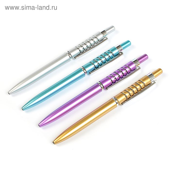 Ручка шариковая, автоматическая, 0.5 мм, Спираль, цвет МИКС