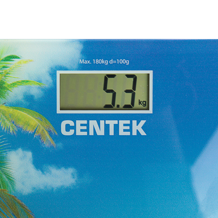 Весы напольные Centek CT-2419, электронные, до 180 кг, пляж