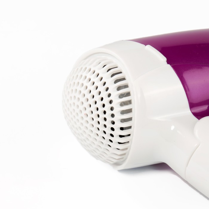 Фен Centek CT-2230 Violet, 1200 Вт, 2 скорости, складная ручка, бело-фиолетовый