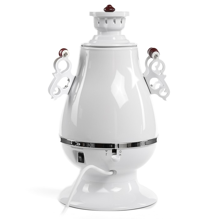 Самовар Centek CT-0091 A, 4 л, 2300 Вт, LED индикатор, керамический заварник, белый